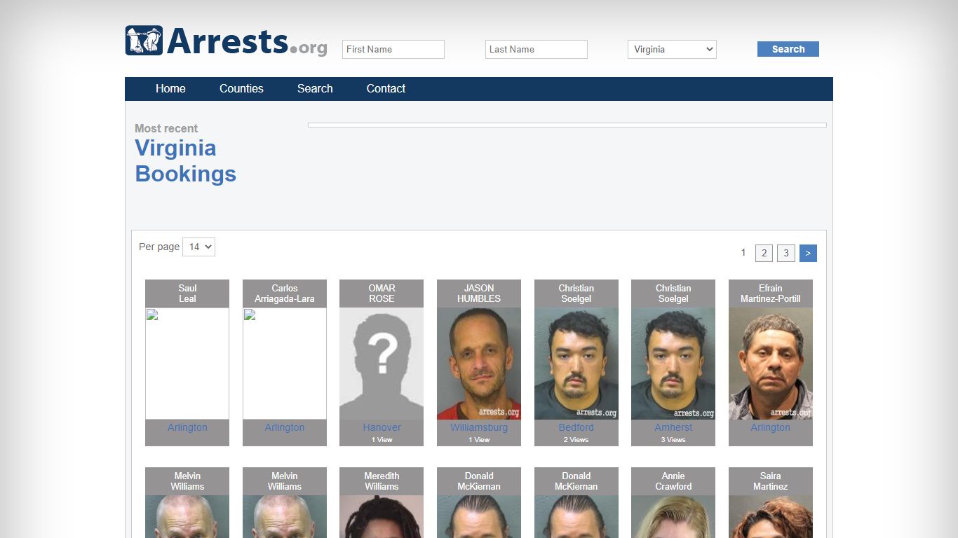 Virginia Arrests and Inmate Search